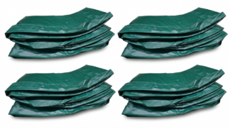 Sonderangebot: 4 x Rahmenpolster für ein rundes Proline 12" Trampolin, Außendurchmesser 365cm in Farbe Grün. Code: PR12-4