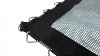 Typ 2 PVC Sprungtuch grau für Trampolinanlagen