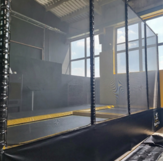 No-Climb Seitennetze mit Tunnelzug und Fiberglas-Stäben