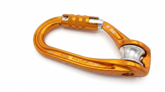 Sonderpreis: 8 Stück Rollclip A-Karabiner mit Umlenkrolle